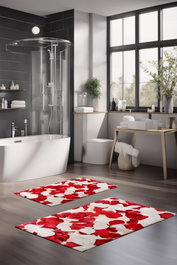 Mijölnir Juego de alfombrillas de baño CT-5223 de 2 piezas Multicolor